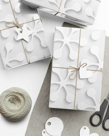 Elegant Customizable 3D Holiday Gift Wrap with Sustainable Materials