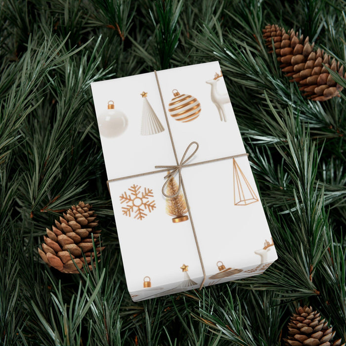 Customizable Sustainable 3D Gift Wrap Collection - Festive Finishes Edition