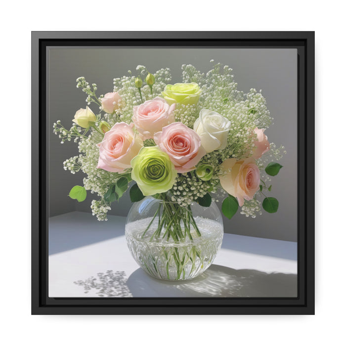 Sustainable Elegance: Matte Canvas Art with Black Pinewood Frame