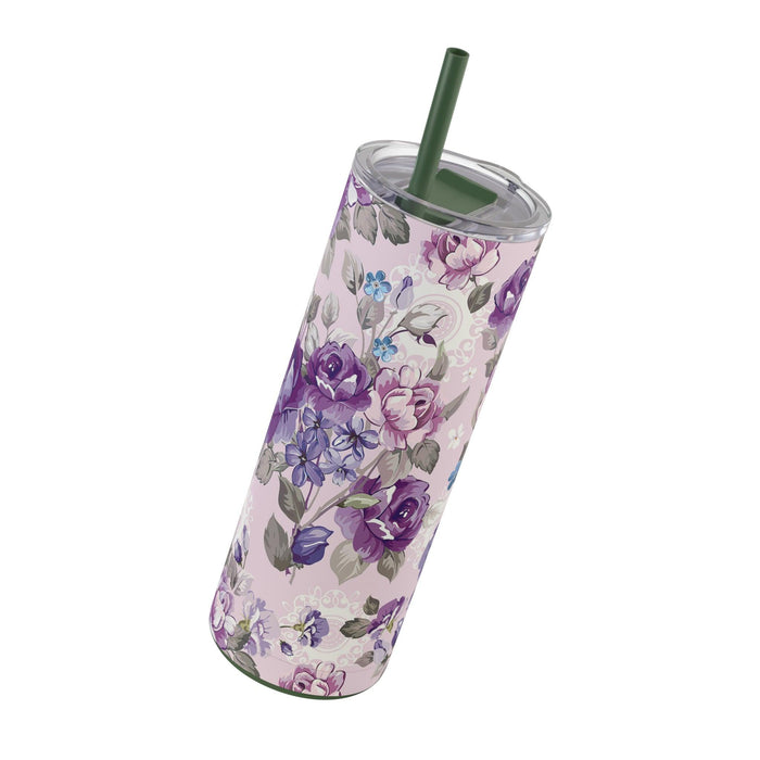 20oz Elegant Matte Stainless Steel Skinny Tumbler by Maars Maker - Sip in Luxury