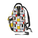 Elite Parent's Choice: Abstract Elegance Diaper Backpack