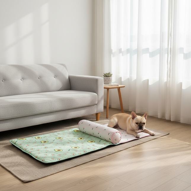 Peekaboo Studio Cooling Dog Mat - Breathable, Washable, Portable