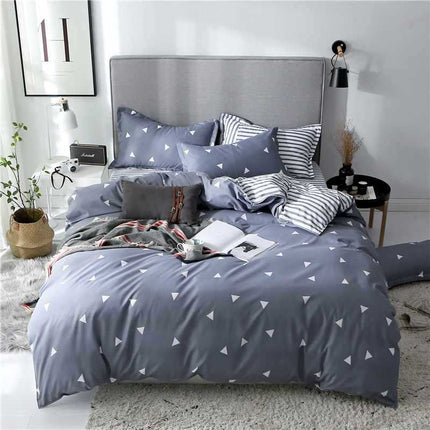 Peekaboo Studio Washed Cotton Double Bed Quilt Cover - Soft & Breathab