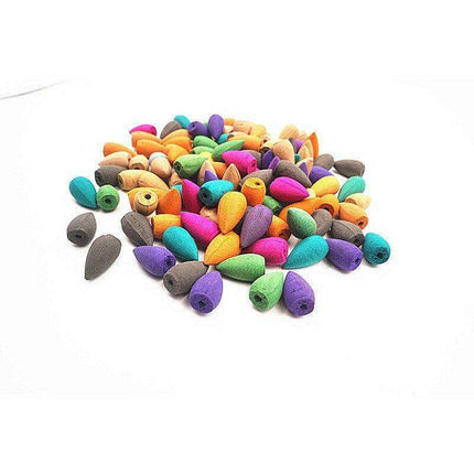 Enchanted Indian Backflow Incense Set - Elevate Your Senses with 155 Cones & 18 Scents