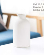 Medium Round Bottle White