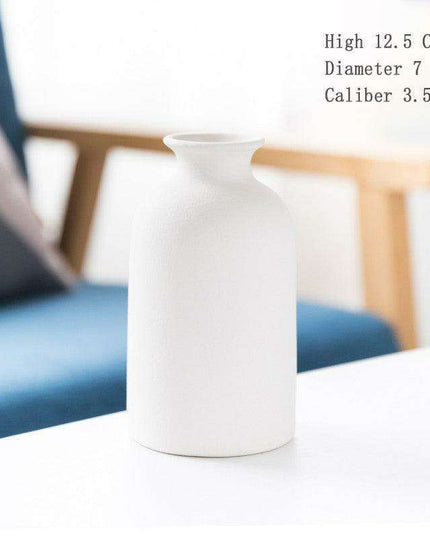 Timeless Nordic Charm: Exquisite Handcrafted Ceramic Vase for Lasting Elegance