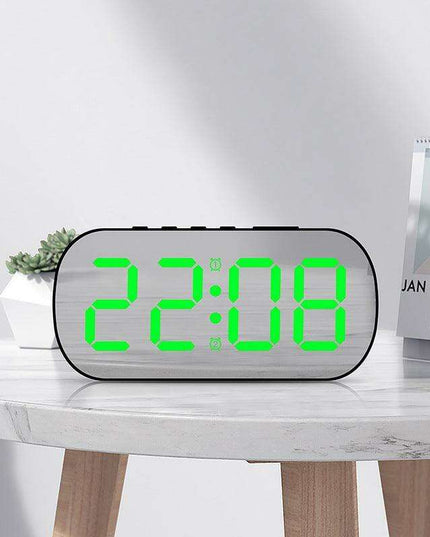 Elegant LED Digital Alarm Clock with Custom Brightness Options and Trendy Color Choices