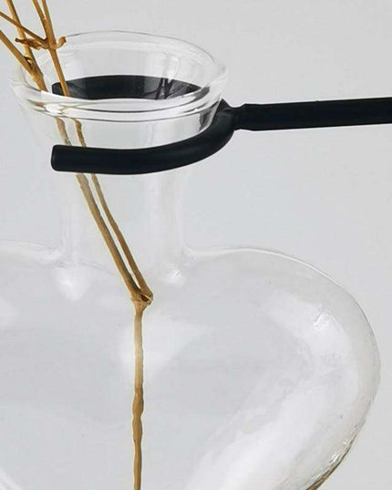 Elegantly Handcrafted Wooden Hydroponic Vase - Enhance Your Tabletop Aesthetic