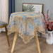 Elegant Lace Floral Tablecloth with Exquisite Embroidery