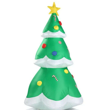 6.9 FT Lighted Christmas Inflatable Decoration, Inflatable Christmas Tree - Très Elite