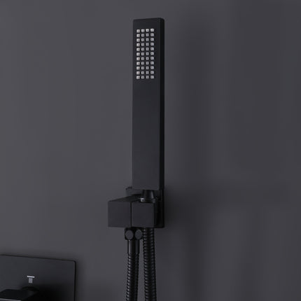 Hidden Luxury Shower System with Built-in Valve, Rainfall Show