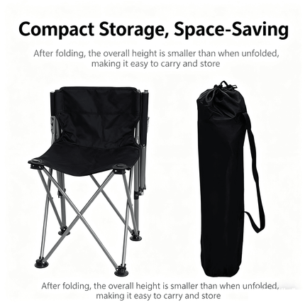 Outdoor Folding Recliner Chair – High Back, Portable & Comfort