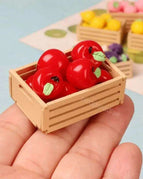 red apple with frame