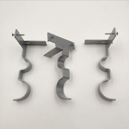 2 X Curtain Rod Bracket Kwik Hang Curtain Rod Holders Tap Right Into W