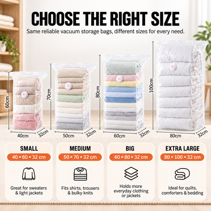 Large Capacity No-Pump Vacuum Storage Bags for Clothes & Blankets Household Storage Bags large-capacity-no-pump-vacuum-storage-bags Home & Garden > Storage & Organization > Clothing & Wardrobe Storage