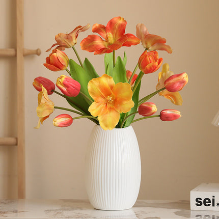 Peekaboo Studio Luxury Tulip Artificial Flower - Realistic & Elegant D