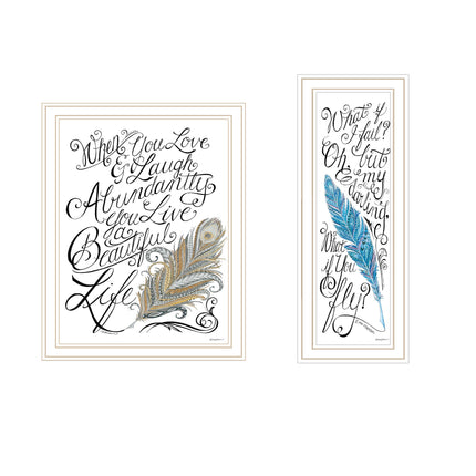 Deb Strain 2-Piece Framed Wall Art Set - Inspirational Design for Home