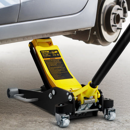 VEVOR 3 Ton Low Profile Racing Floor Jack with Dual Pump Lift System