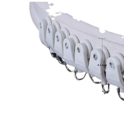 Curtain Track Hook Curved Rail Punching Fixed