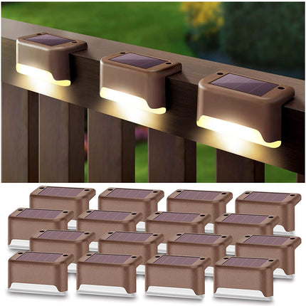 Solar Step Light Outdoor Garden Stair LED Guide Light Waterproof