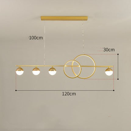 Rectangular Table Lamp Creative New Dining Room Bar Simple Modern Chan
