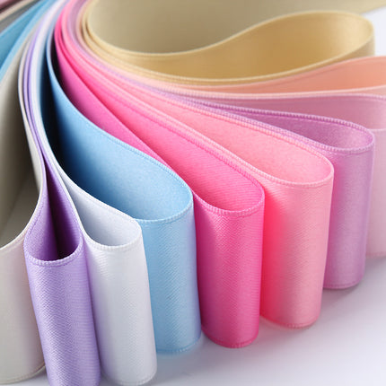 Peekaboo Studio Double-Sided Pearlescent Cotton Ribbon - 1.5" Wide, 10