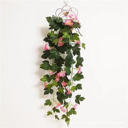 Peekaboo Studio Morning Glory Simulation Plant - Wall Hanging Decor