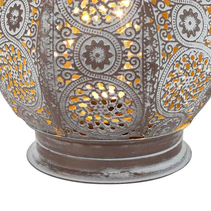 Moroccan Elegance: Vintage Metal Candle Lantern for Enchanting Ambiance