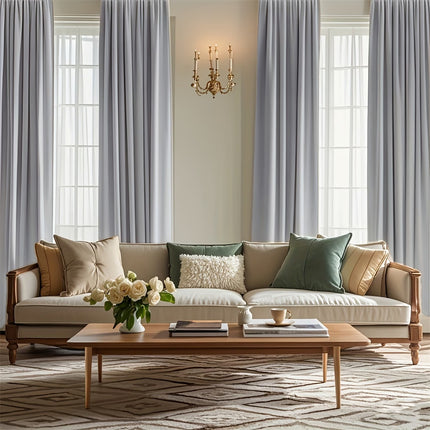 Luxury Wrinkle FREE Faux Suede Curtain