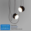 Black 2 Head Small with bulb