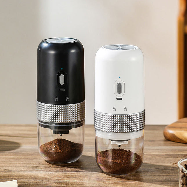 Peekaboo Studio Portable Electric Ceramic Coffee Grinder - USB Recharg