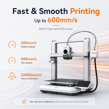 3D Printer — 600mm/s, FDM, Up to 4-Colour Printing