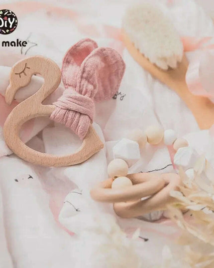 Adorable Baby Gift Set: Cotton Bath Towel, Crochet Rattle, and Accessories for Kids