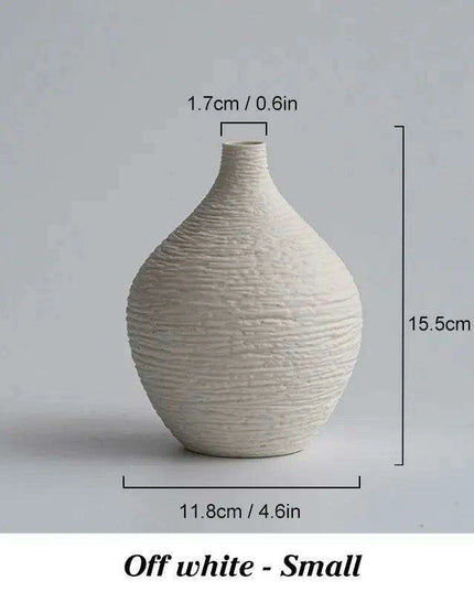 Ceramic Vase Set: Nordic Elegance for Timeless Home Decor and Gifting