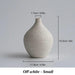 Nordic Elegance Ceramic Vase: Stylish Home Decor and Gift Option