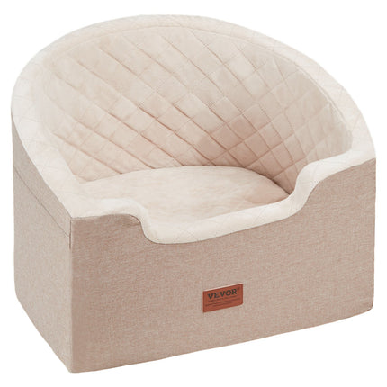 Peekaboo Studio VEVOR Dog Booster Car Seat, Adjustable & Safety Harnes
