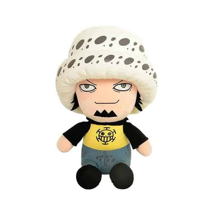 Adorable Anime Character Plush Dolls - Luffy, Chopper, Ace & Law - 25CM Figures Gift Set
