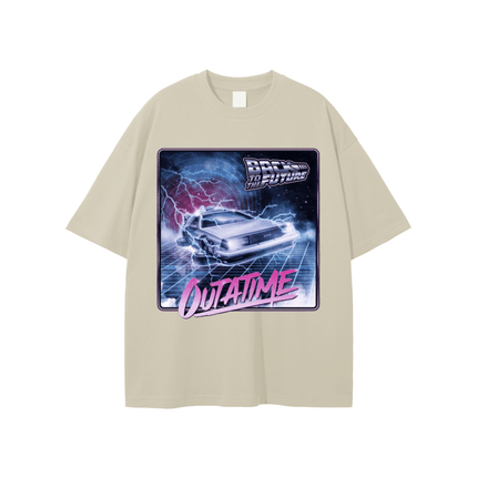 Streetwear Unisex Solid Color Loose Fit FOG T-Shirt