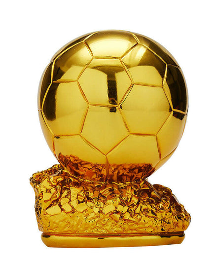 Customizable Soccer Golden Ball Trophy Award