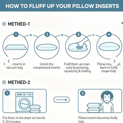 Peekaboo Studio Hypoallergenic Bed Pillows with Soft Support Technolog