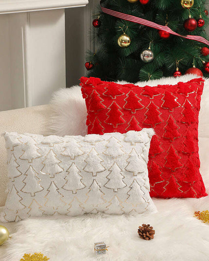 Holiday Ornament Pillow Bedroom Bedside Plush Pillowcase