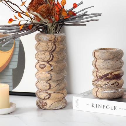 Marble High Grade Vase Decoration for Home Office Decor Gift