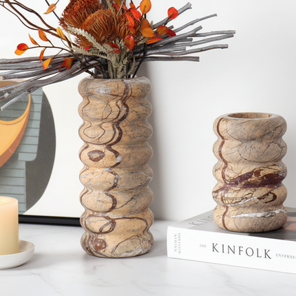 Marble High Grade Vase Decoration for Home Office Decor Gift