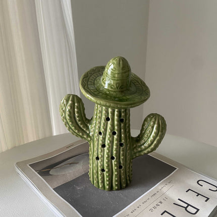 Ceramic Vase Decoration 18.5x15.5 cm Modern Home Accent