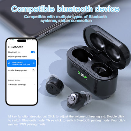Peekaboo Studio Digital Bluetooth Hearing Aid with Noise Reduction