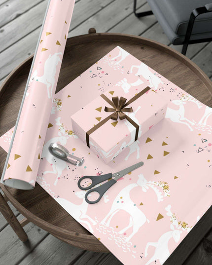 Chic Pink Artisan Gift Wrap Set - Handcrafted in the USA