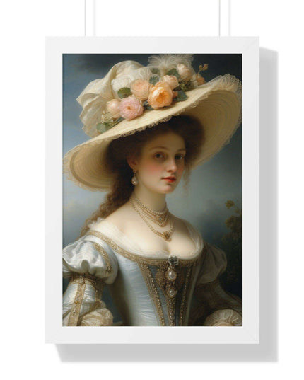 Elegant Femme Fatale: Sustainable Art Print for Stylish Home Interiors