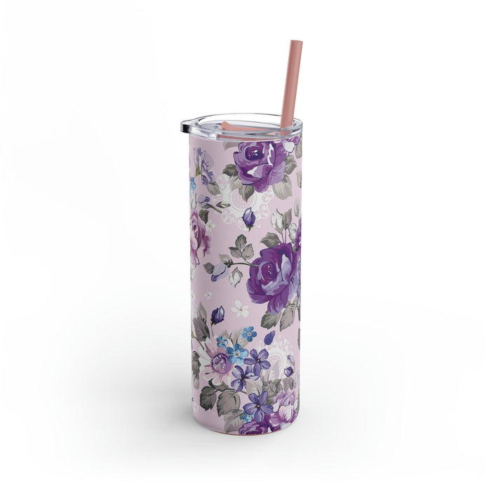 20oz Elegant Matte Stainless Steel Skinny Tumbler by Maars Maker - Sip in Luxury