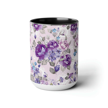 Elegant Duo: Maison Two-Tone Ceramic Coffee Cups