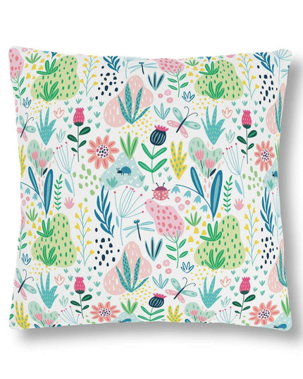 Vibrant Weather-Resistant Floral Garden Cushions - Très Bébé Collection
